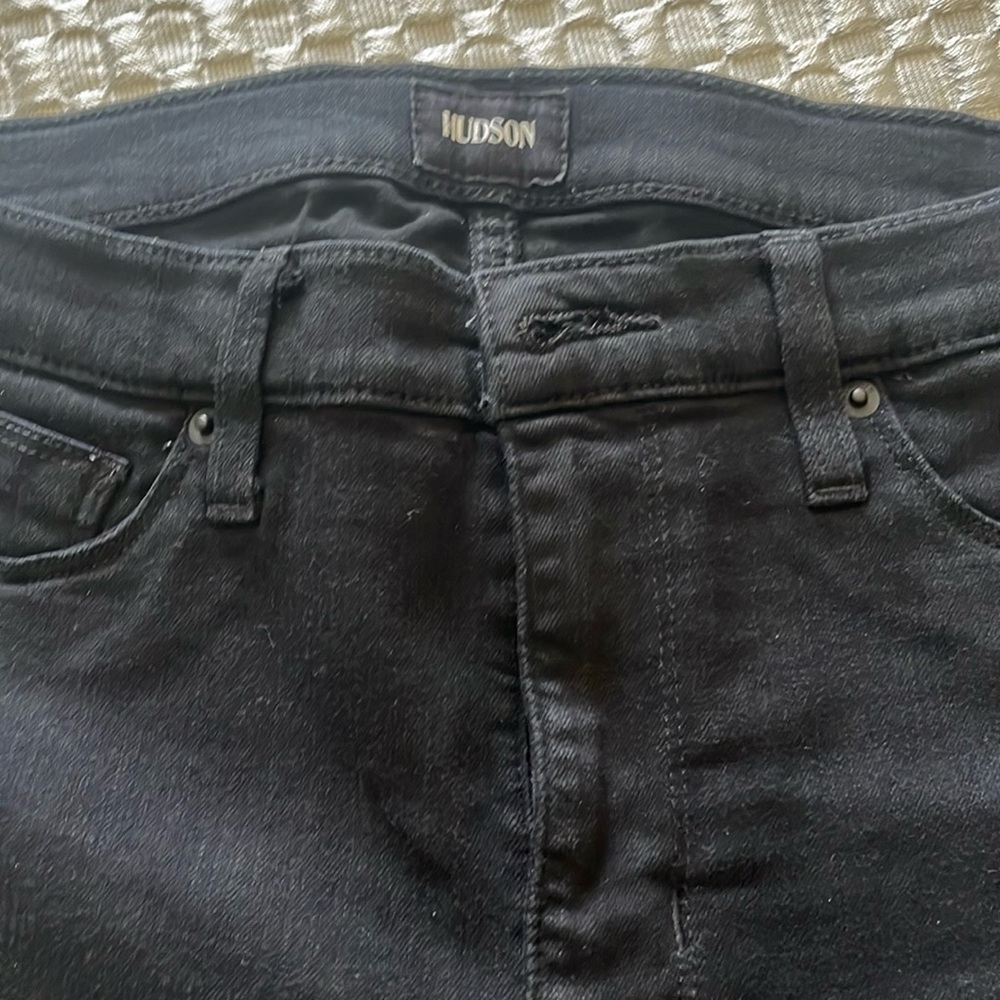 Black ripped Jeans Hudson